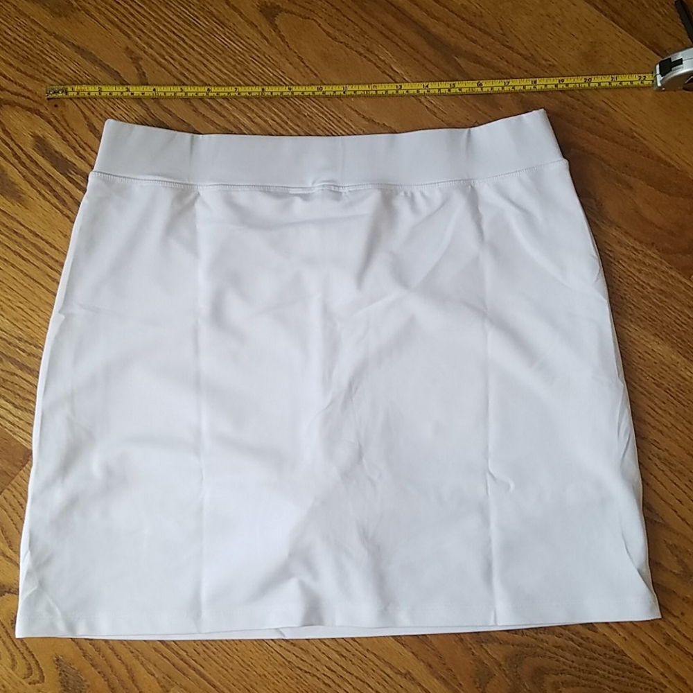 J. Crew Factory Active White Skort Skirt large
